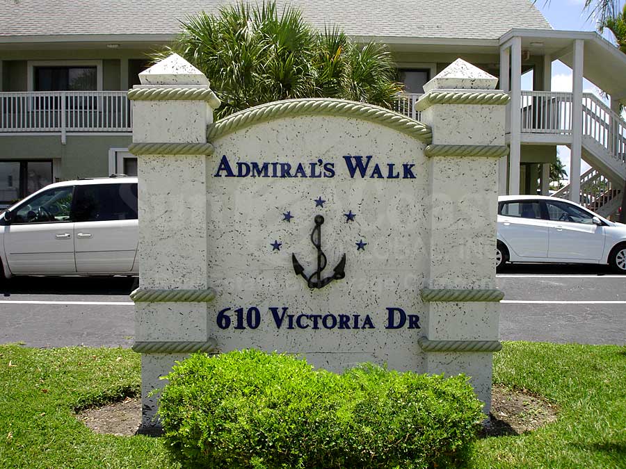 Admirals Walk Signage